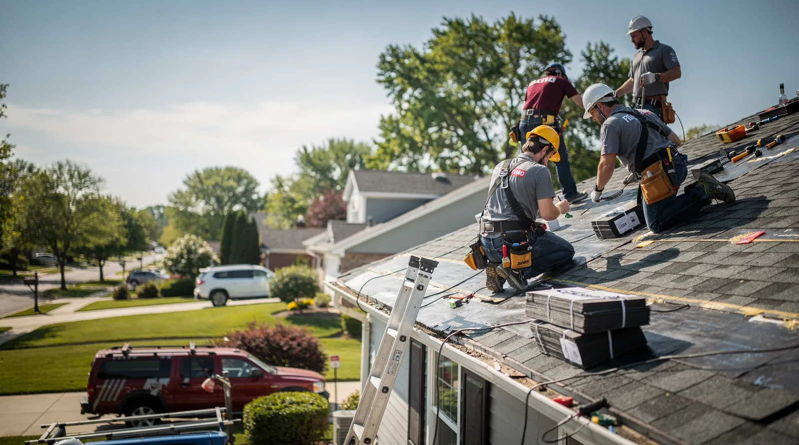 Roof Repair in Fox River Grove, IL around you